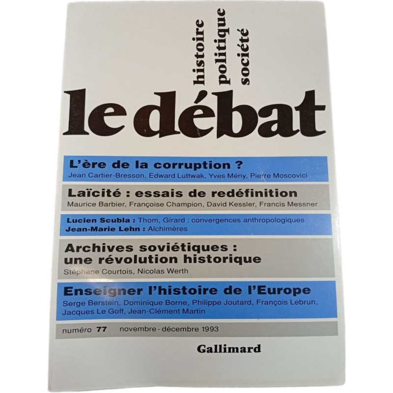 Le débat n°77