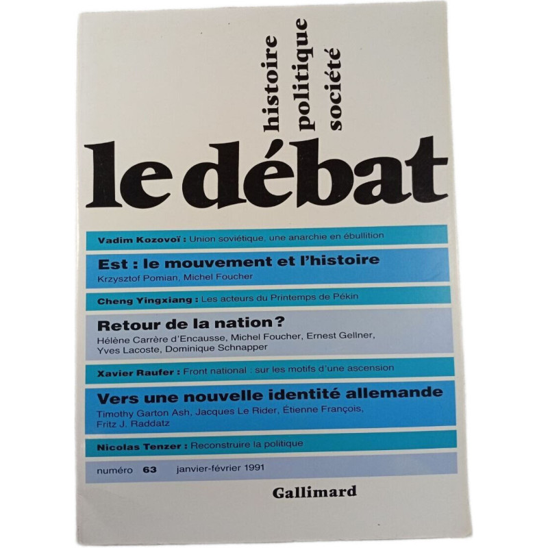 Le débat n°63