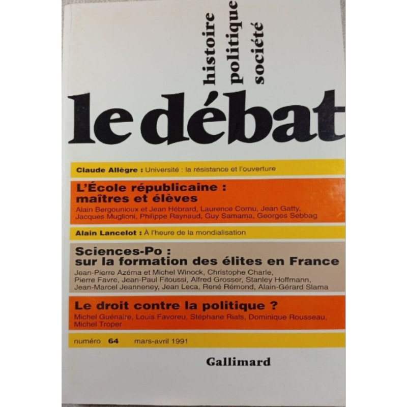 Le débat n°64