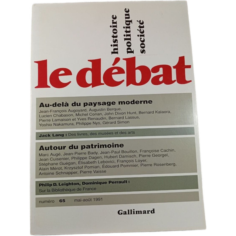 Le débat n°65