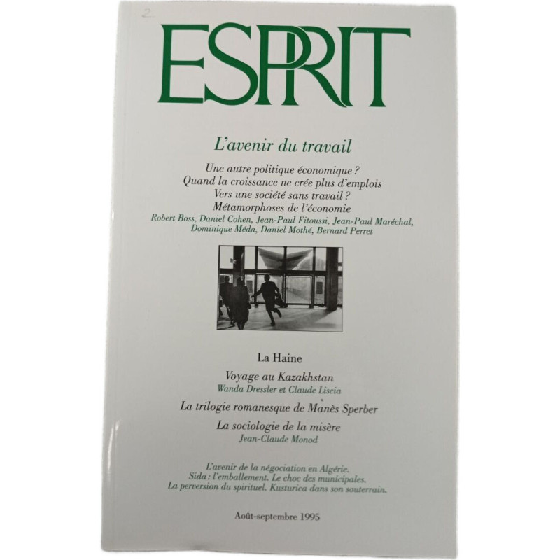 L'avenir du travail - L'avenir du travail - Août-Septembre 1995