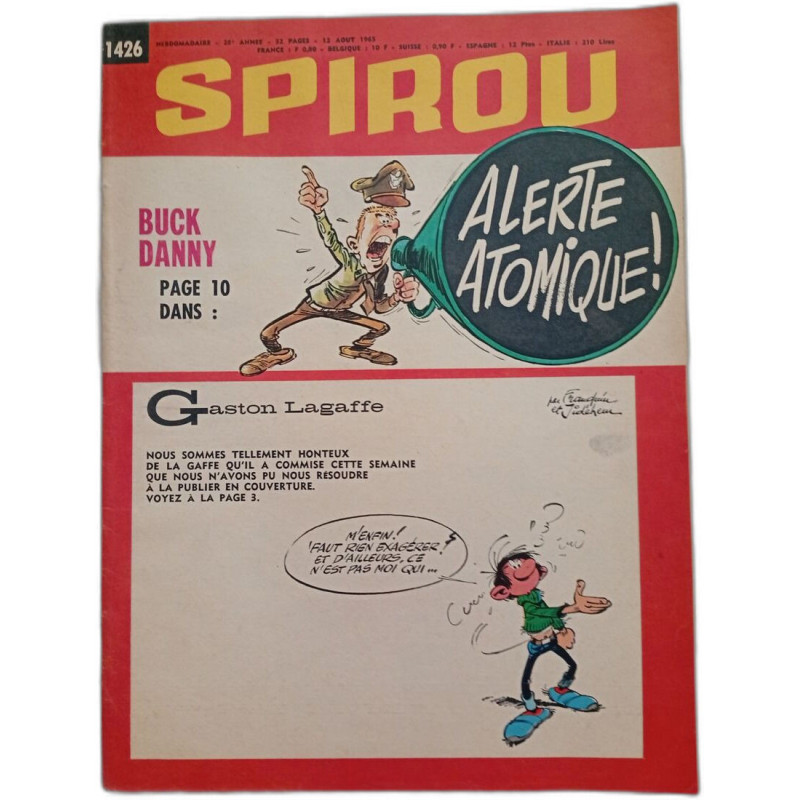 Spirou N1426 - Aout 1965