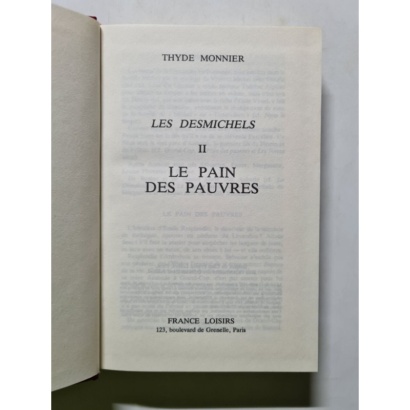 Le pain des pauvres