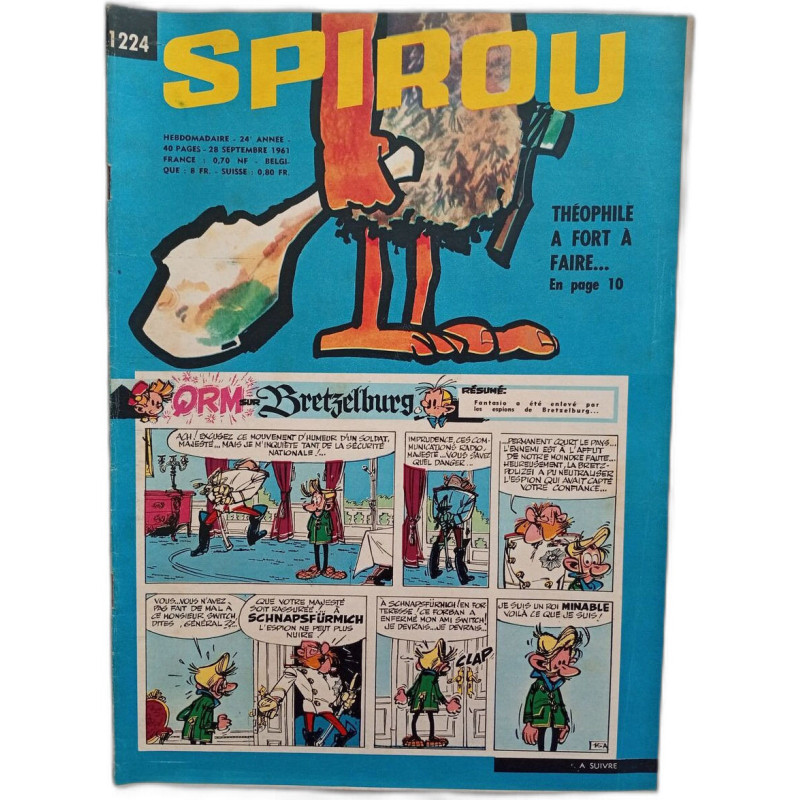 Spirou N.1224 - Septembre 1961