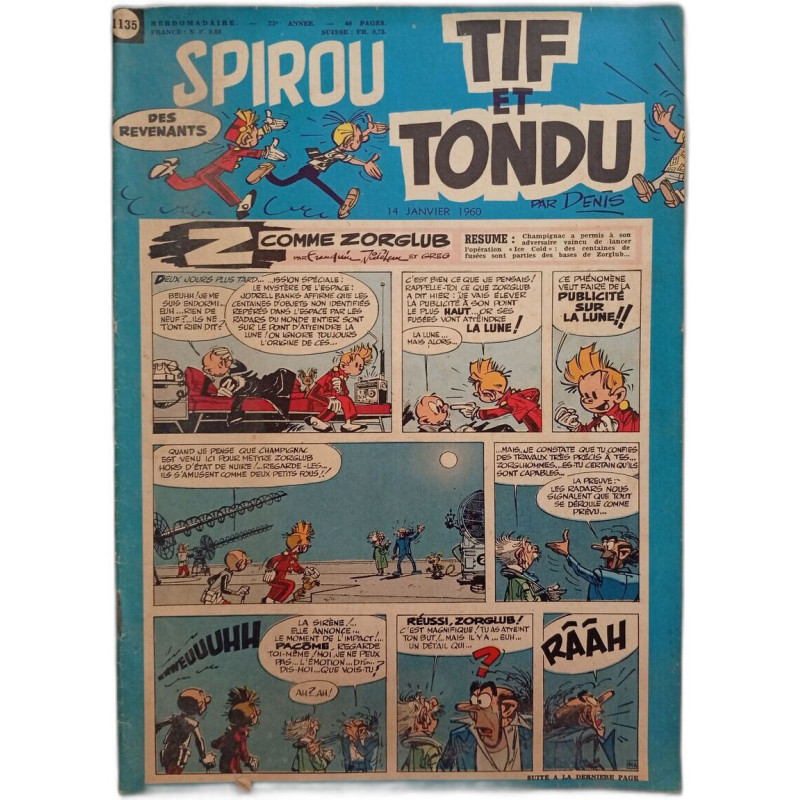 Spirou N.1135 - Janvier 1960