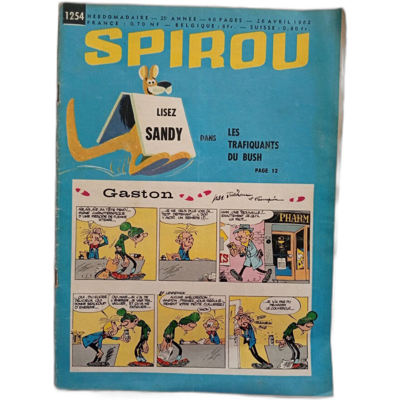 Spirou N.1254 - Avril 1962
