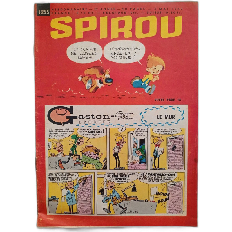 Spirou N.1255 - Mai 1962