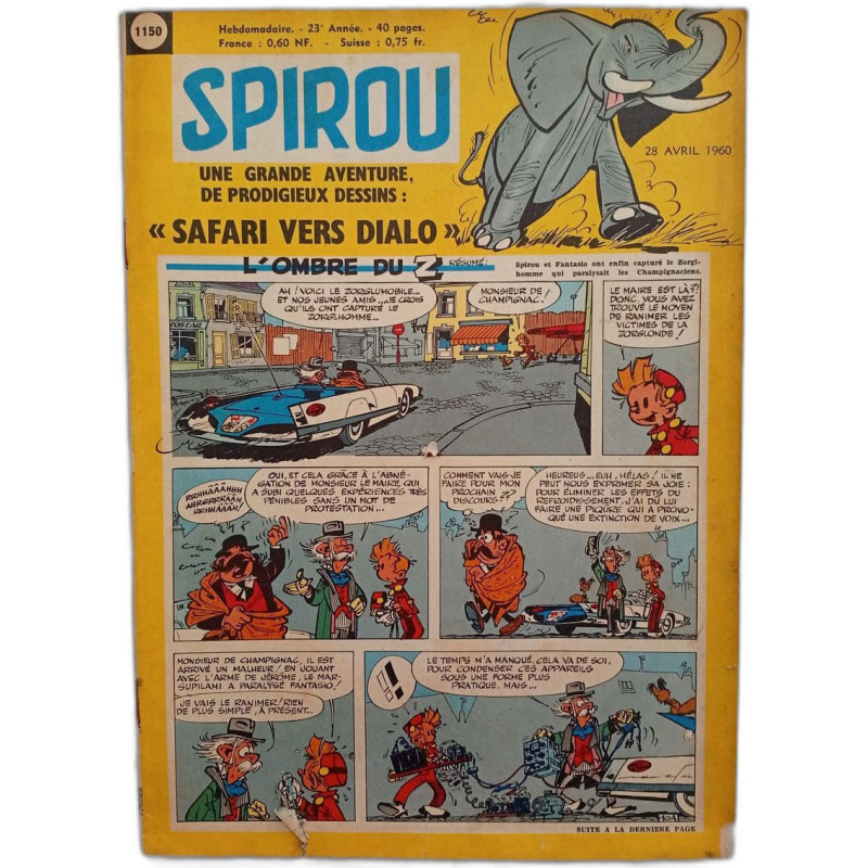 Spirou N.1150 - Avril 1960