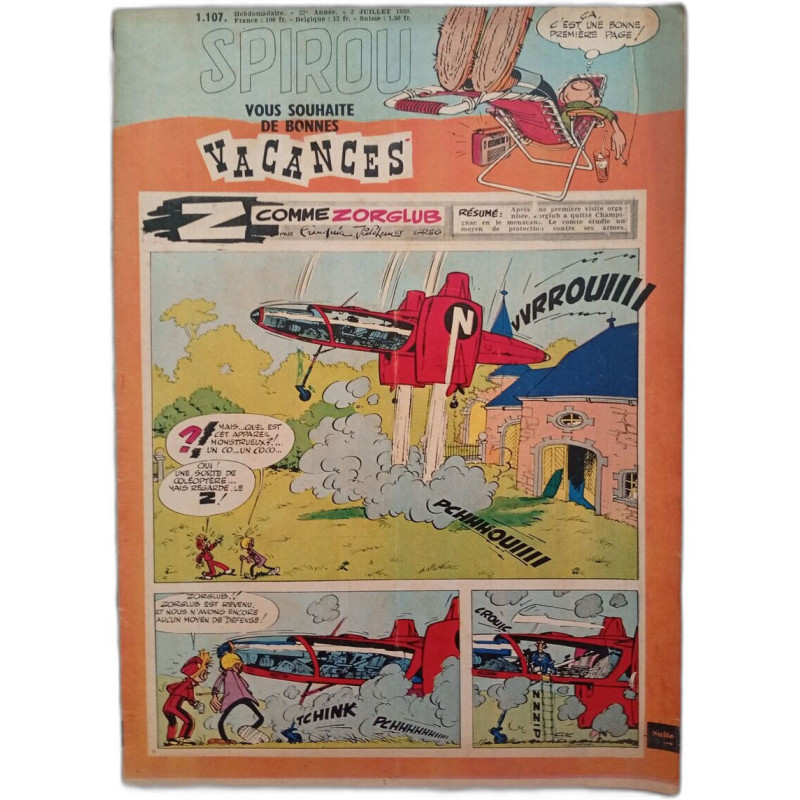 Spirou N.1107 - Juillet 1959