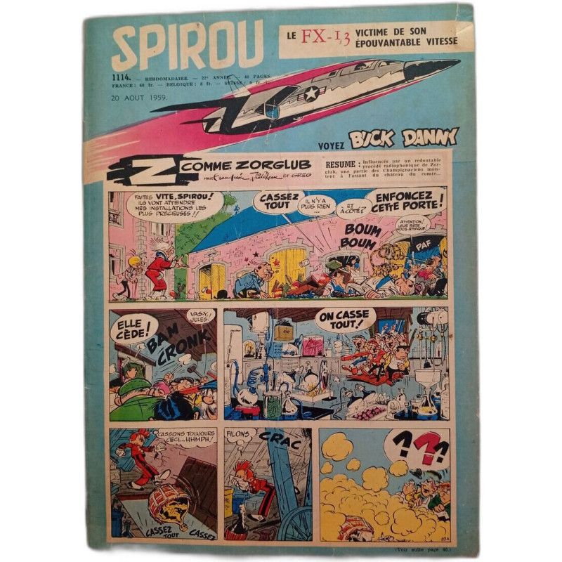 Spirou N.1114 - Aout 1959