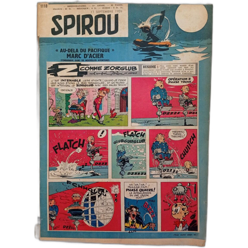 Spirou N.1118 - Septembre 1959
