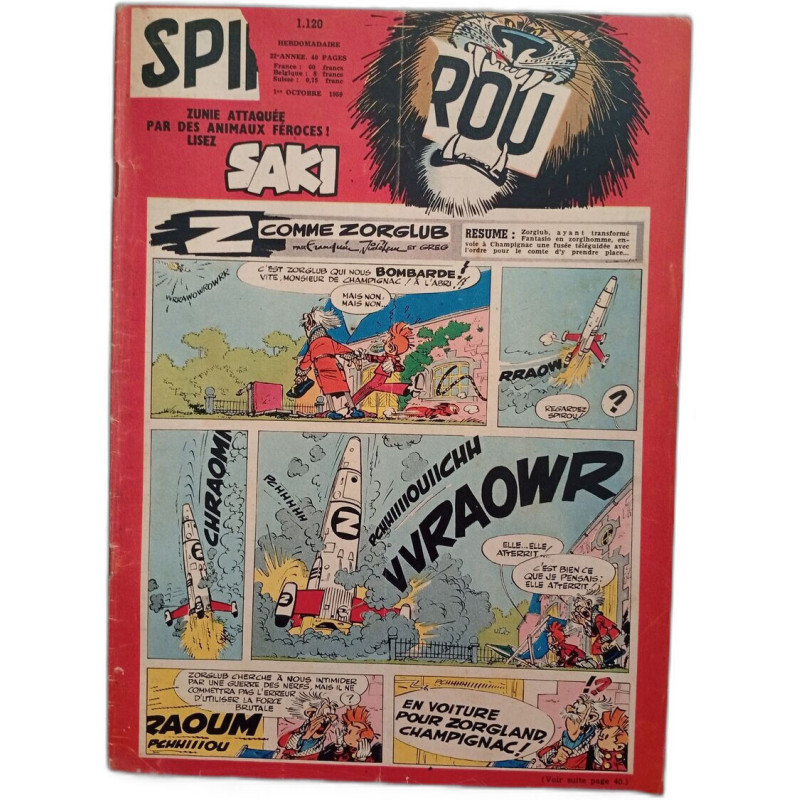 Spirou N.1120 - Octobre 1959