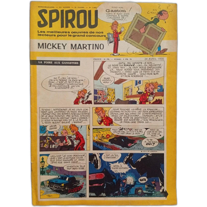 Spirou N.1045 - Avril 1958