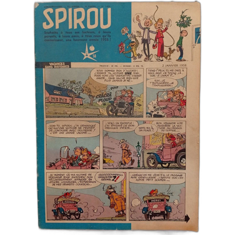 Spirou N.1029 - Janvier 1958