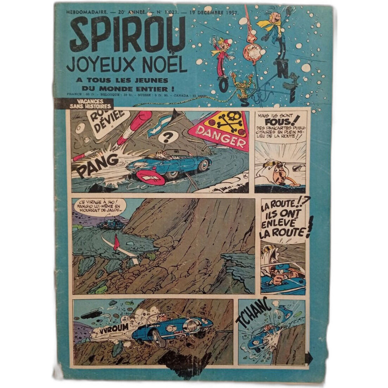 Spirou Joyeux Noël N.1027 - Decembre 1957