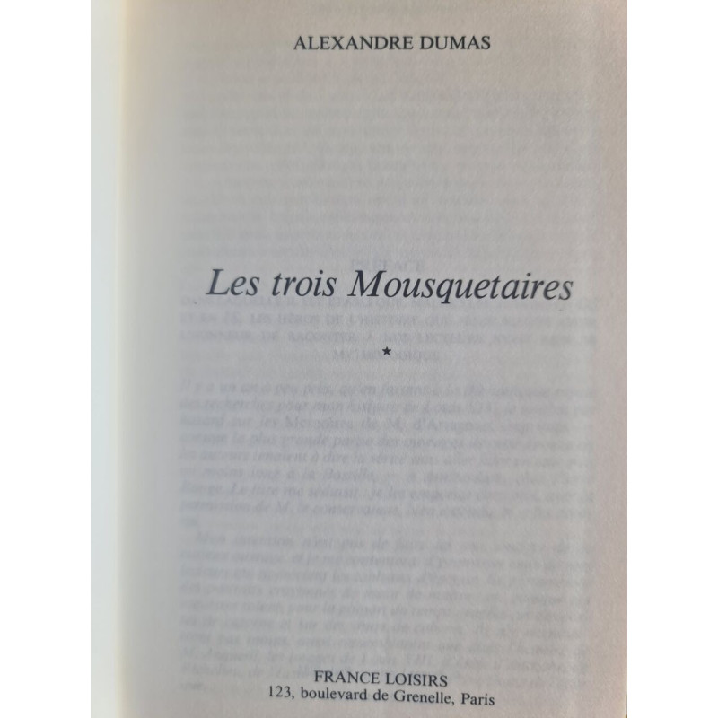 Les trois Mousquetaires