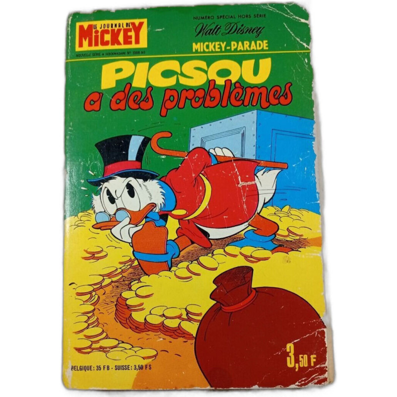 Le Journal de Mickey n°1068 Bis - Picsou a des problèmes