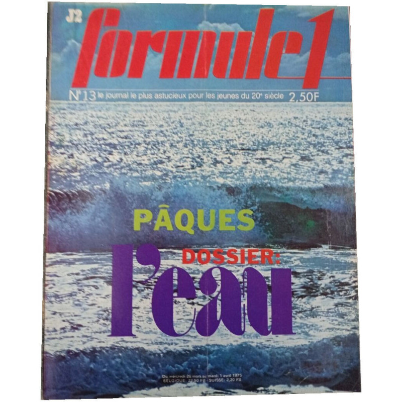 J2 Formule 1 n°13