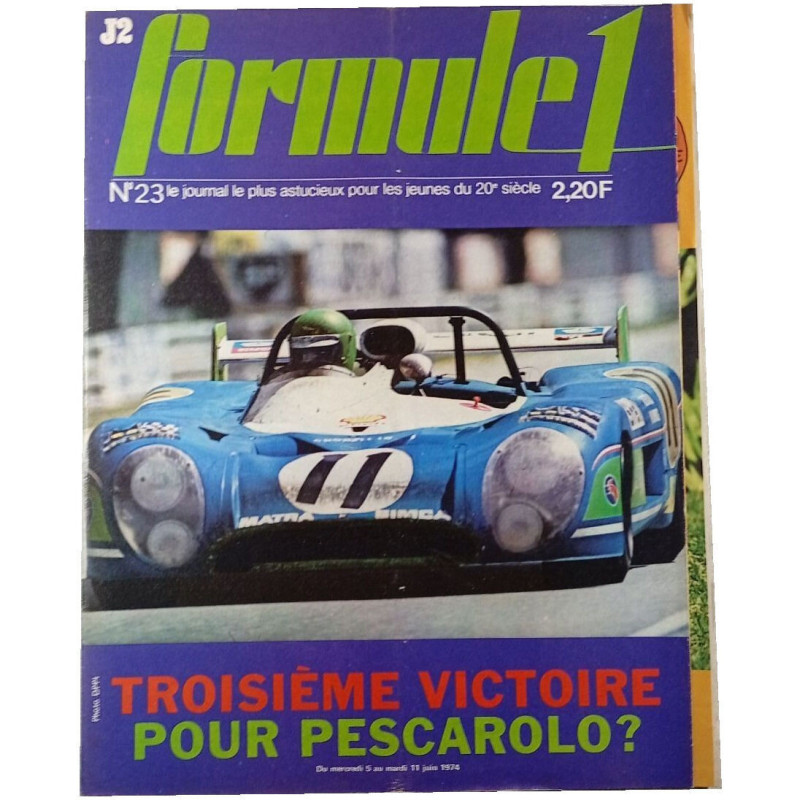J2 Formule 1 n°23