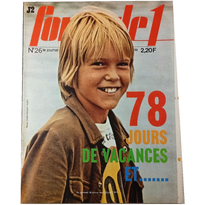 J2 Formule 1 n°26