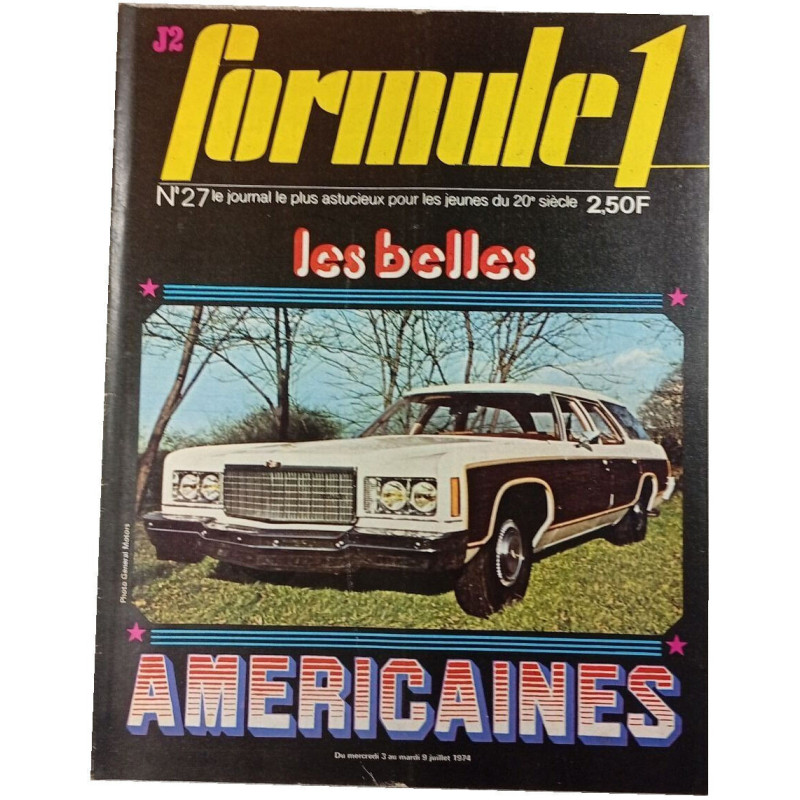 J2 Formule 1 n°27