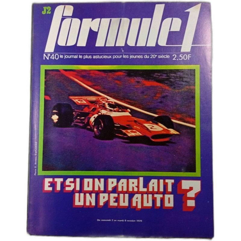 J2 Formule 1 n°40