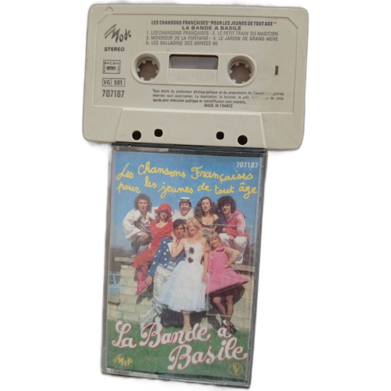 K7 Audio - Les chansons françaises "pour les jeunes de tout âge"