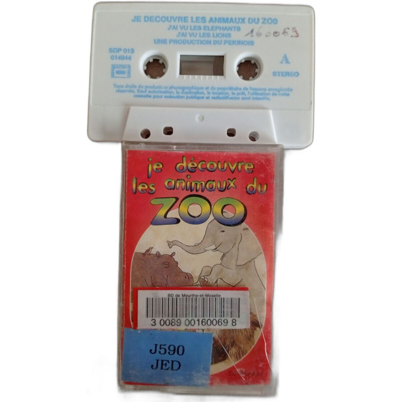 K7 Audio - Je découvre les animaux du zoo