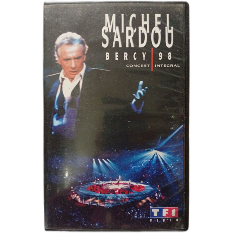 VHS - Michel Sardou Bercy 98 Concert Intégral