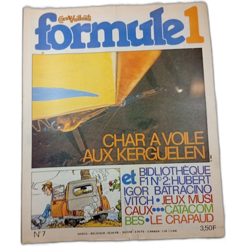 Coeurs Vaillants Formule 1 n°7