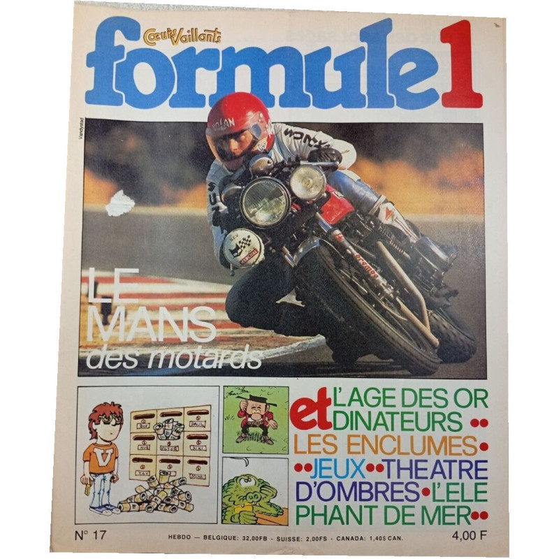 Coeurs Vaillants Formule 1 n°17