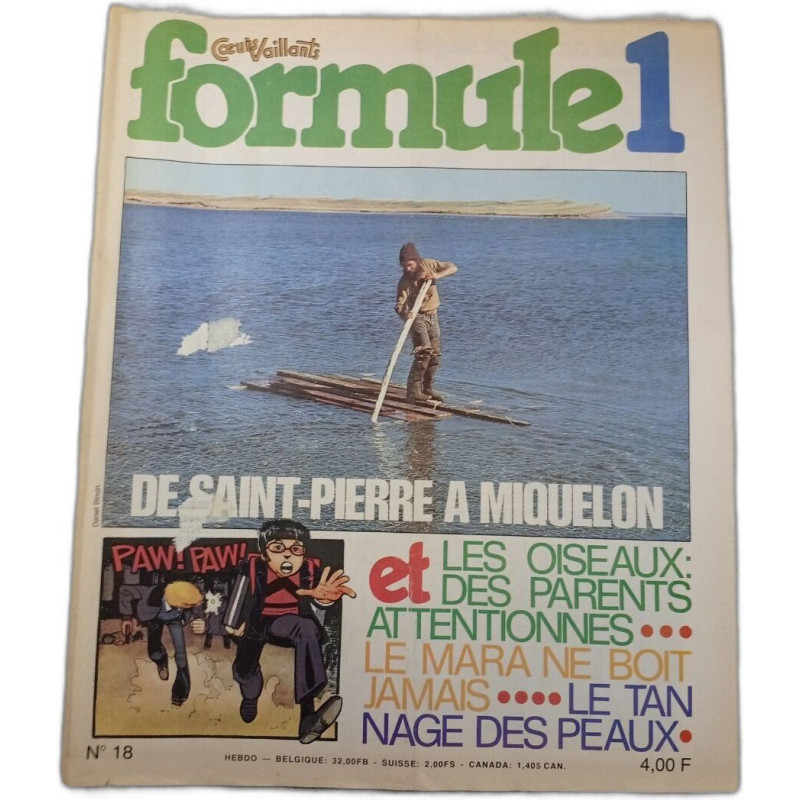 Coeurs Vaillants Formule 1 n°18