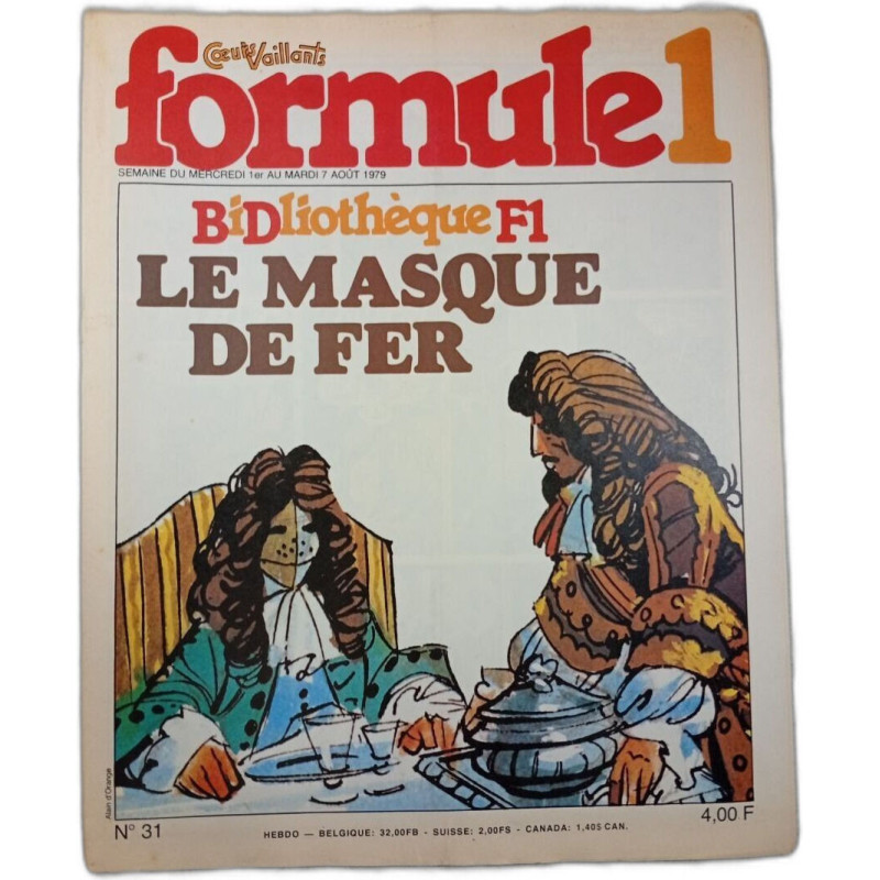 Coeurs Vaillants Formule 1 n°31