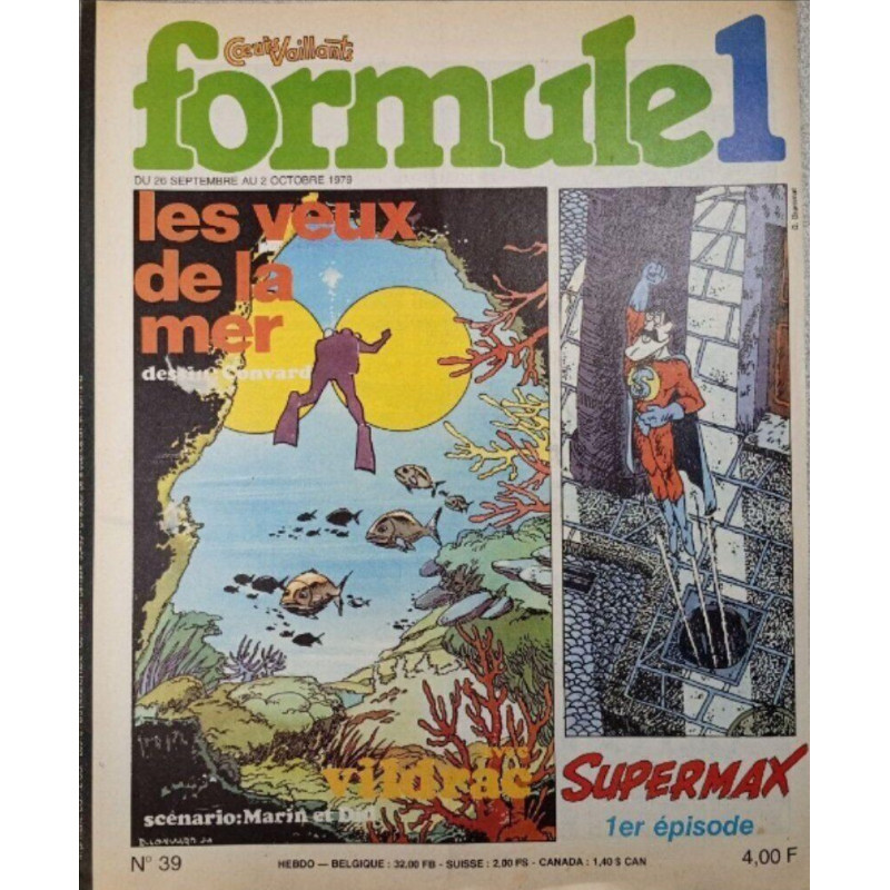 Coeurs Vaillants Formule 1 n°39