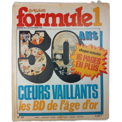 Coeurs Vaillants Formule 1 n°40