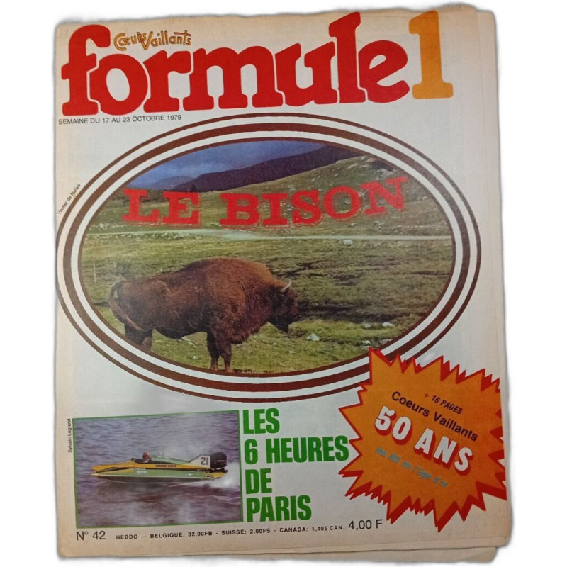 Coeurs Vaillants Formule 1 n°42