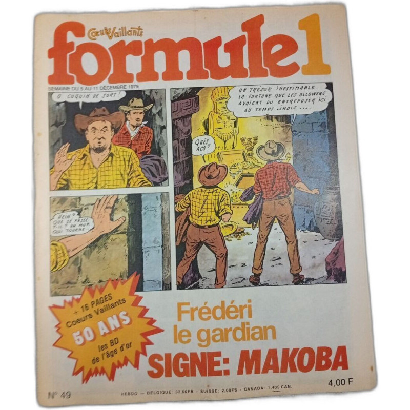 Coeurs Vaillants Formule 1 n°49