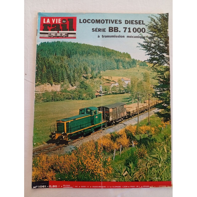 La vie du rail N.1061 - Septembre 1966