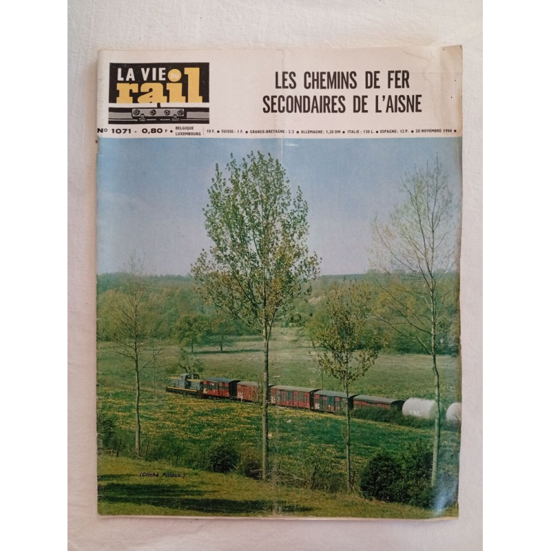 La Vie du rail N. 1071 - Novembre 1966