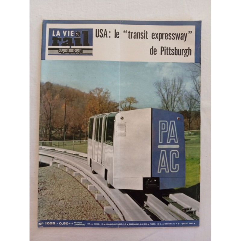 La vie du rail N.1053 - Juillet 1966