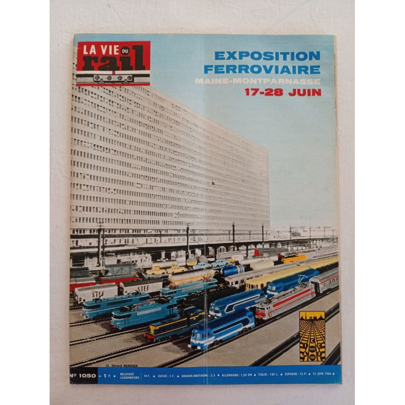 La vie du rail N.1050 - Juin 1966