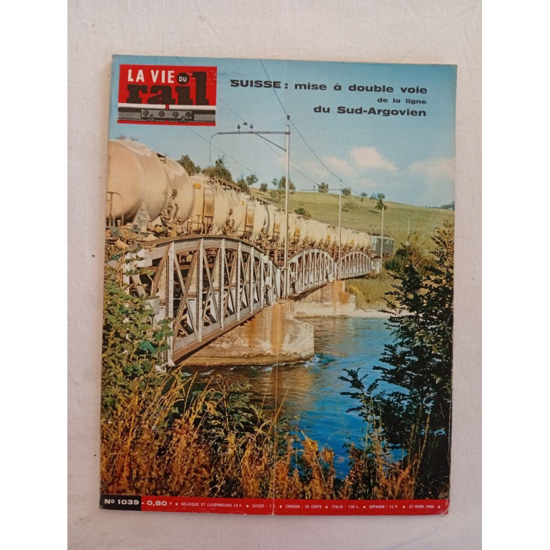 La Vie du Rail n°1039 - Mars 1966