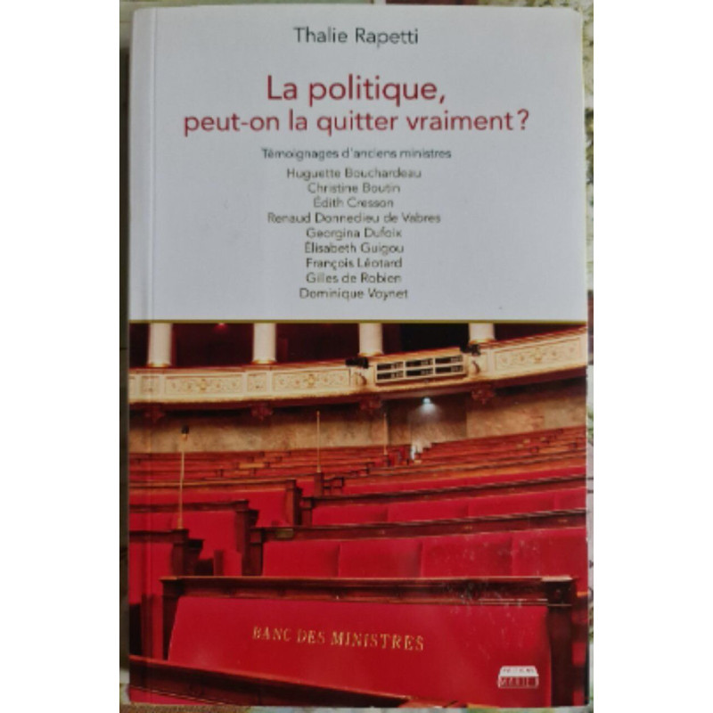 La politique peut-on la quitter vraiment