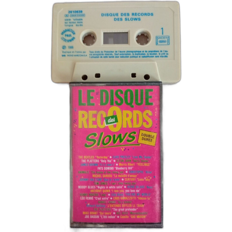 K7 Audio - Le disque des records des slows
