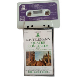 K7 Audio - Quatre concertos pour trompette flûte hautbois alto