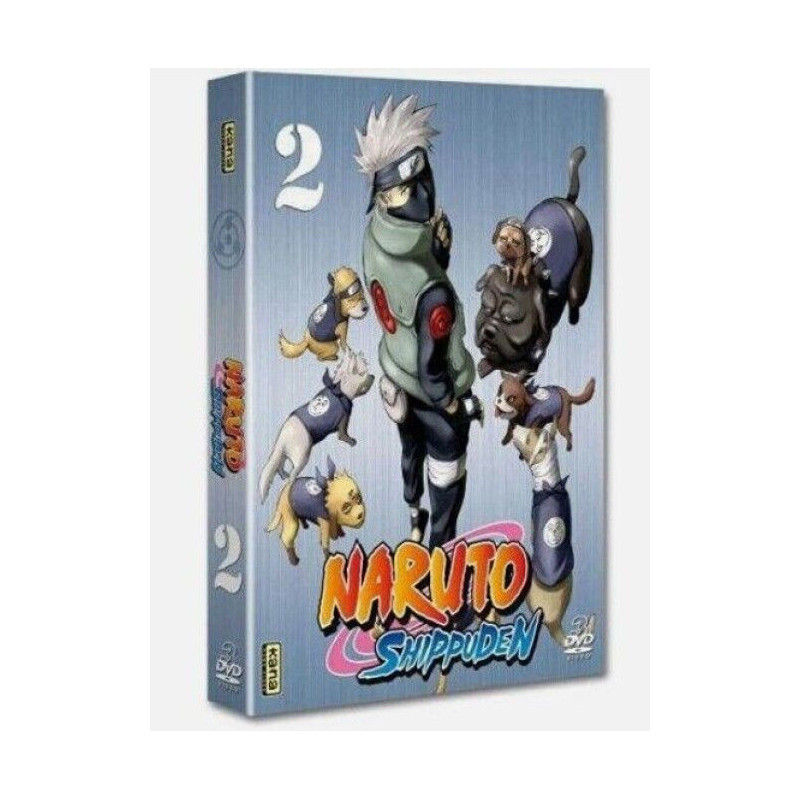 DVD NARUTO SHIPPUDEN V2 (3 DVD) - Neuf sous blister
