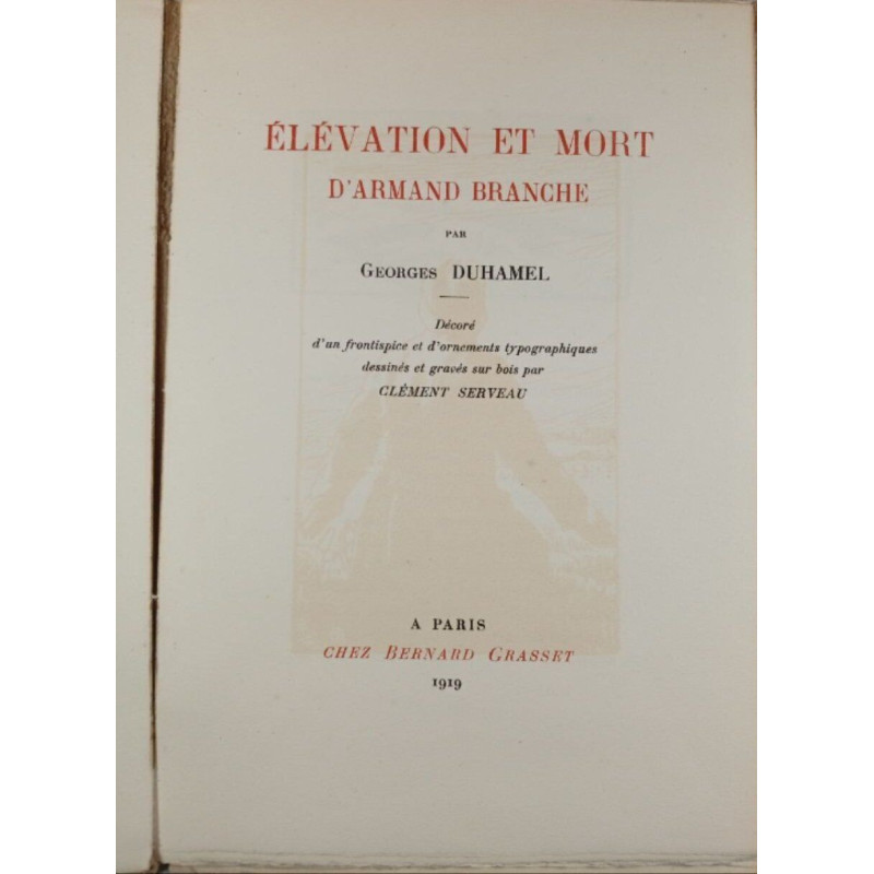 Élévation et mort d'Armand Branche