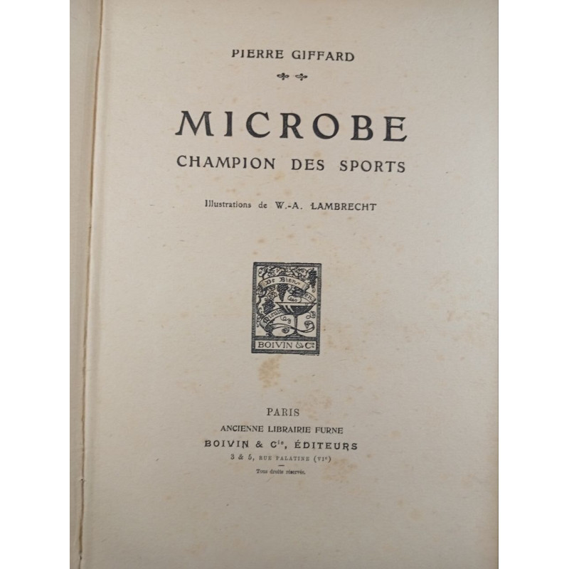 Microbe champion des sports