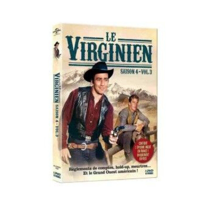 Le Virginien - Saison 4 - Volume 3 - Coffret 5 DVD - Neuf sous blister