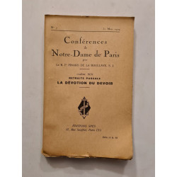 Conférences de Notre-Dame de Paris : La dévotion du devoir